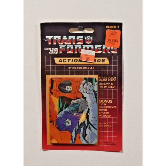 1985 Hasbro Transformers Action Cards G1 Series 1